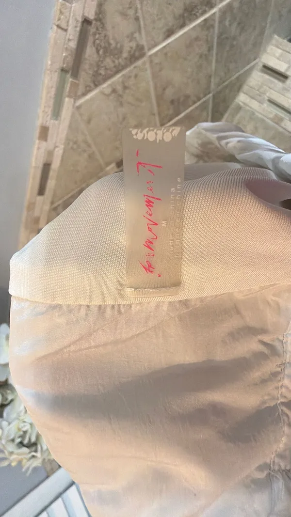 Free People White High-Waist Shorts - Image 3