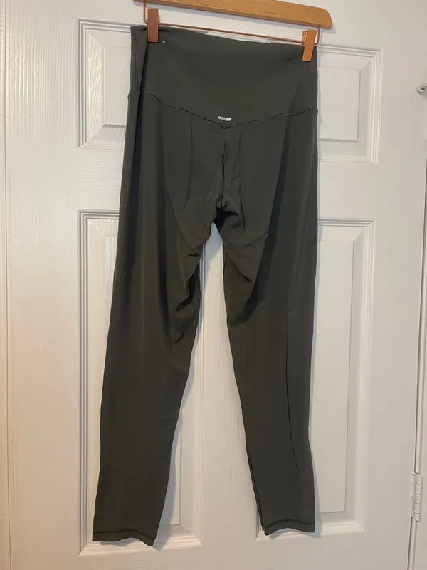 Aerie High Waist Olive Green Leggings Chill.Play.Move - Image 2