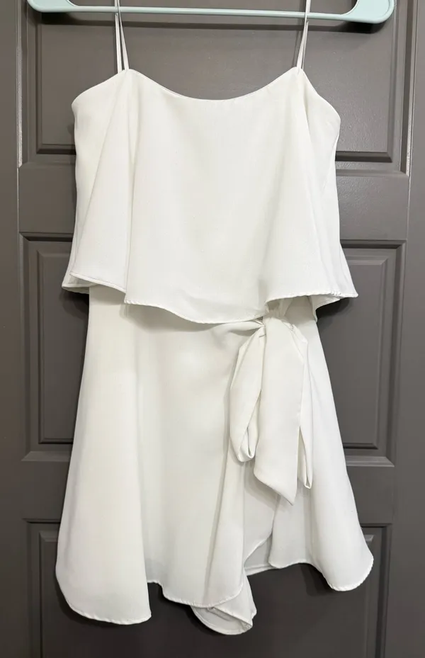 Mustard Seed White strapless romper - Image 3
