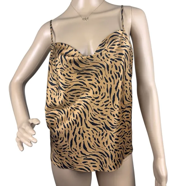 Nine West women's‎ Cowlneck Satin Cami medium - Image 11