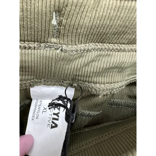 Zyia Womens Olive Green Trail Jogger Pants Sz XL 29" Inseam Outdoors Casual Hike - Image 6