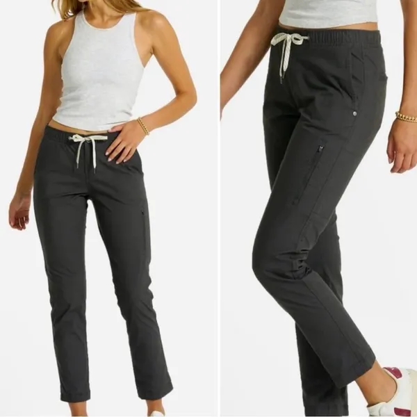 Vuori Ripstop‎ Pants Size Xsmall Grey Drawstring - Image 2