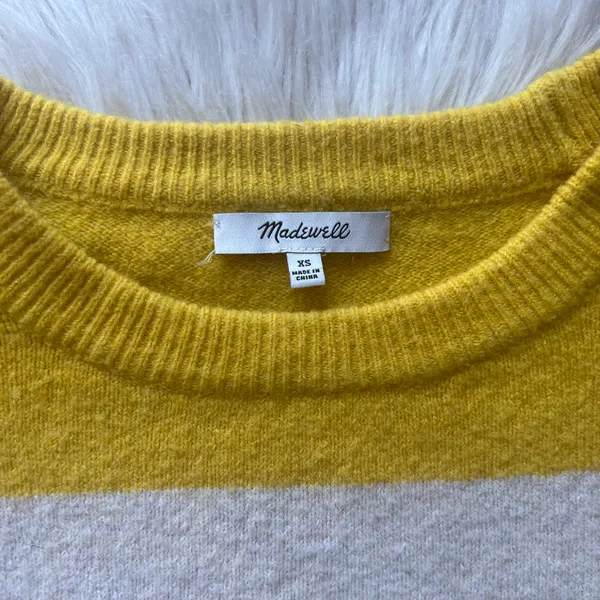 Striped Gladwell Balloon-Sleeve Pullover Sweater - Image 9