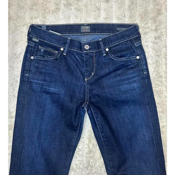 Citizens of Humanity classic 'Ava' dark wash low rise straight leg jeans Size 26 - Image 2