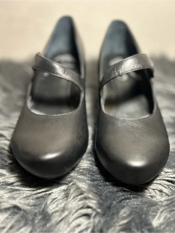 Dansko Betty Black Leather Mary Jane Pumps Women's Heels Size EU 40 - Image 5