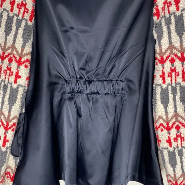 Sleeping on Snow fair isle paneled Sherpa jacket size S - Image 6