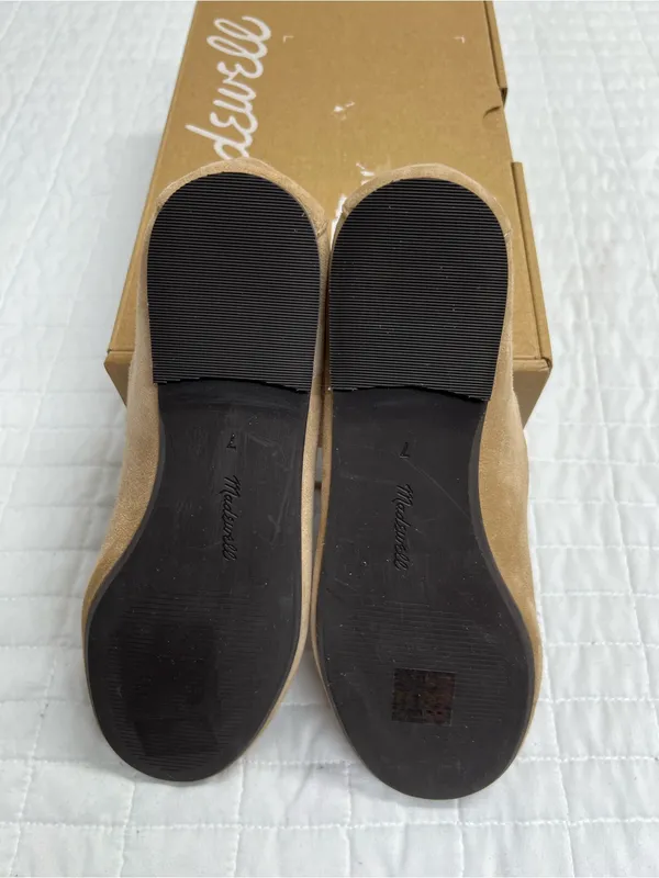 Madewell The Dolli Glove Loafer Soft suede in Walnut Shell Size 7 - Image 11