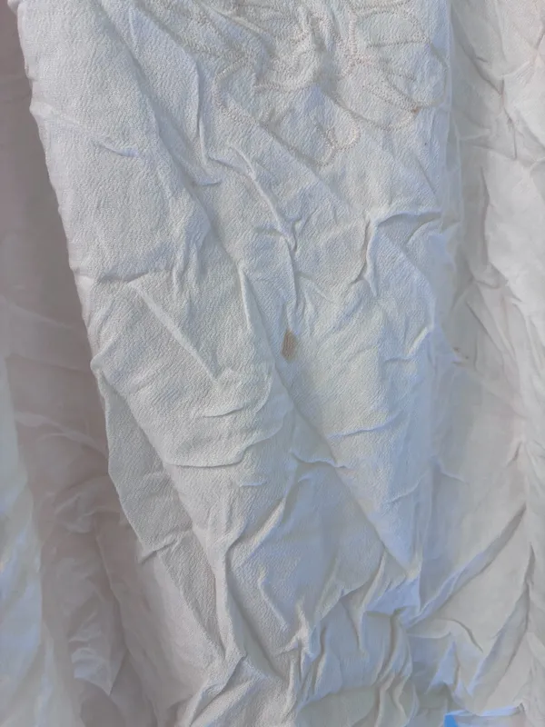 Love on a Hanger Vintage Cream White Embroidered Deco Cami Tank Top - Image 3