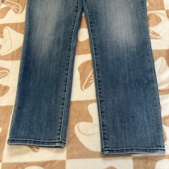 7 For All Mankind Josephina Straight High Rise Blue Jeans‎ Womens Size 29 - Image 10