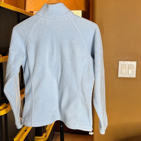 Columbia Sky Blue Full-Zip Fleece Size Medium - Image 8