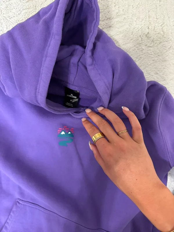 Evo ski hoodie Purple - Image 3