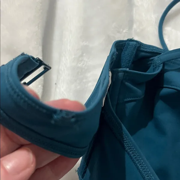 Aritzia Babaton Women’s Dark Teal Green Bikini Top Size Medium - Image 10