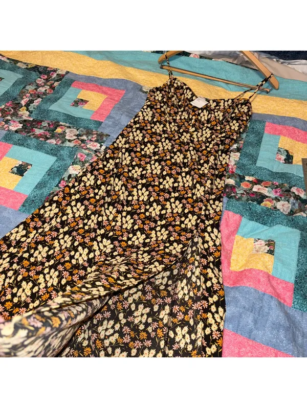Urban Outfitters NWT Floral Side Slit Small Spaghetti Strap Sun Dress Brand NEW - Image 6