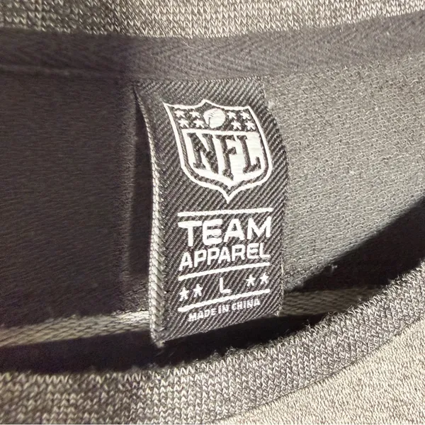 National Football League San Francisco 49ers Gray & Black Long Sleeve Crew-Women's Large - Image 3