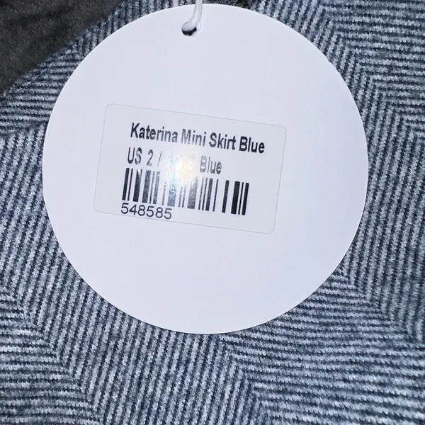 Princess Polly Katerina Mini Skirt in Blue Size 2 New with tag - Image 10