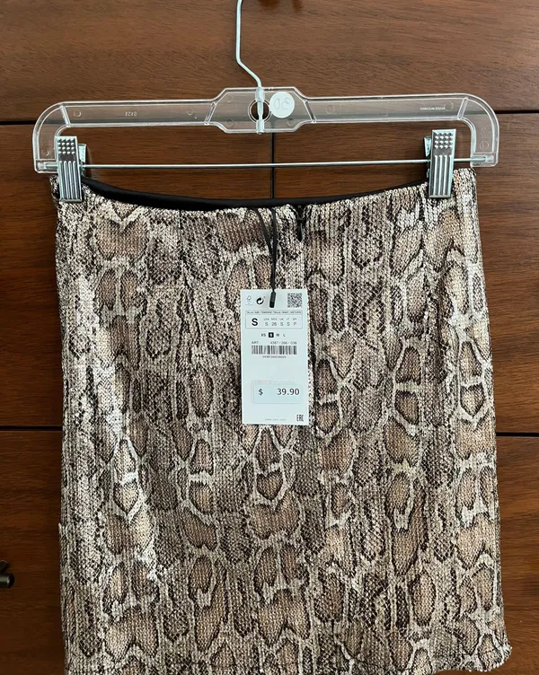 ZARA Sequin Skirt - Image 3