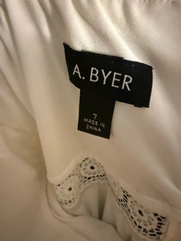 A Byer White Dress - Image 3
