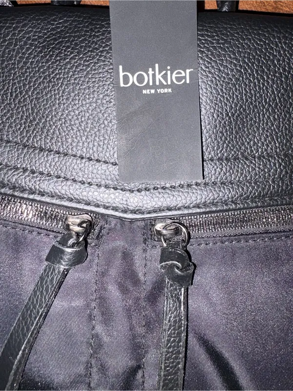 Botkier New York Black Nylon Convertible Backpack / Shoulder Bag NWT - Image 5