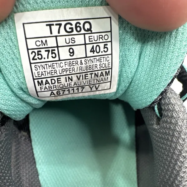 ASICS Gel Venture 6 Women’s 9 Black Teal Orange Trail Shoes T7G6Q - Image 11