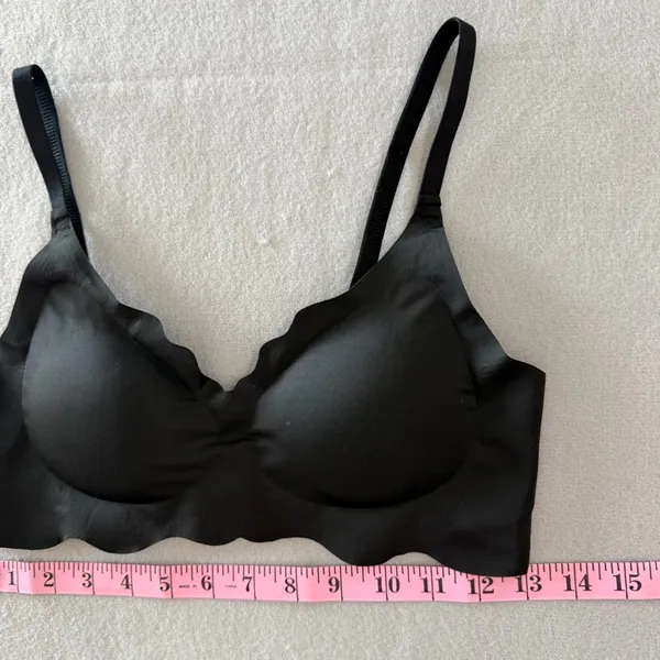 Women's Black Bra Size Large #260584 - Image 2