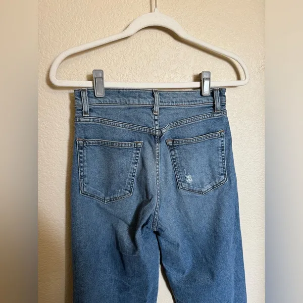 Reformation Stretch Flood Jean Size 26 in Catalina Wash High‎ Rise - Image 5