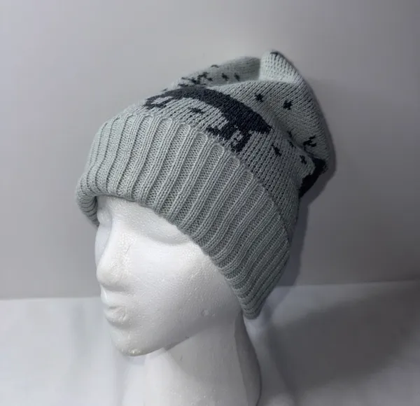 Knitted beanie Gray - Image 2