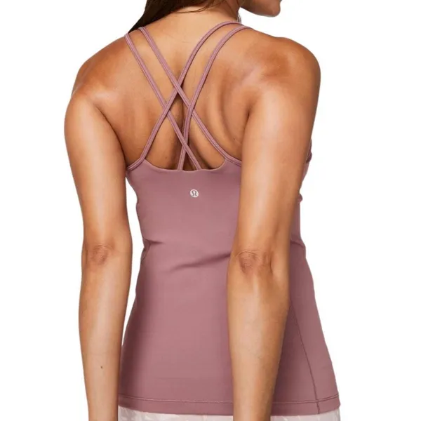Lululemon Free To Be Tank Everlux Red Dust Sz 6 - Image 5