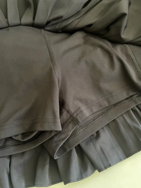Garage Tessa Tennis Skort Pleated Black - Image 5