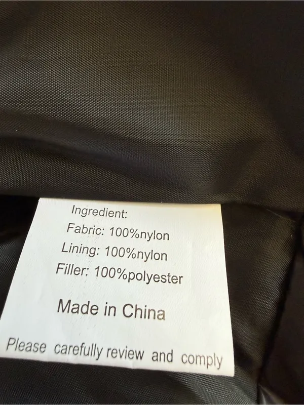 FME Lightweight Puffer Vest Black Large NWOT - Image 7