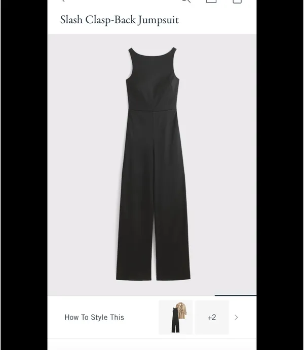 Black Jumpsuit Abercrombie - Image 4