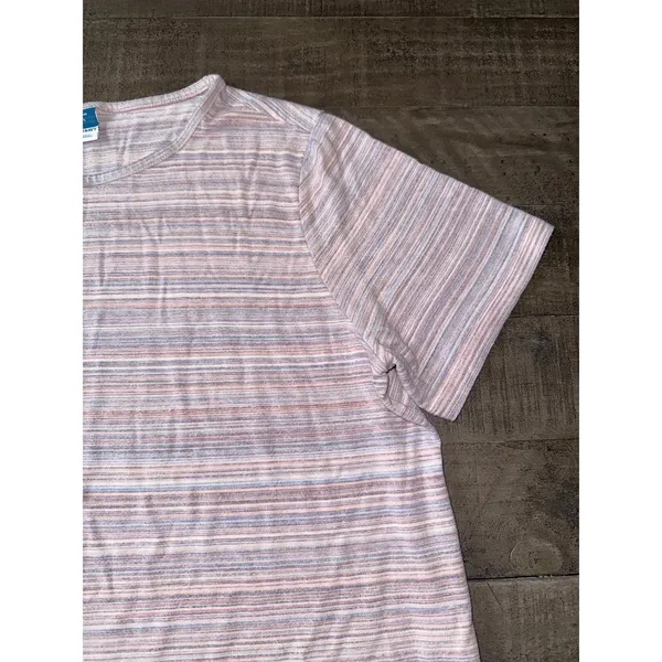 Old‎ Navy Women's Luxe Pastel Stripped Short Sleeve Tee Size Large - Image 4