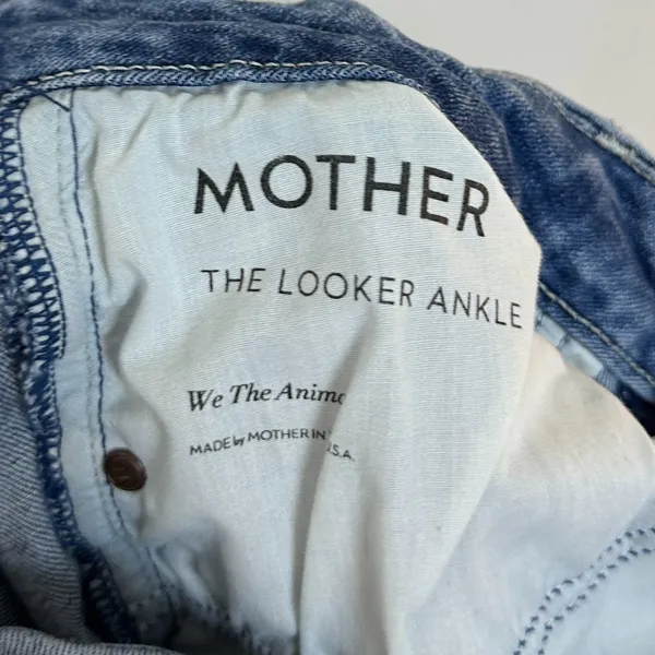 MOTHER The Looker Ankle Jeans in Wash We The Animals Size US 27 - Image 10