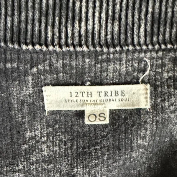 12th Tribe Black Studded Corduroy Jacket - Image 2