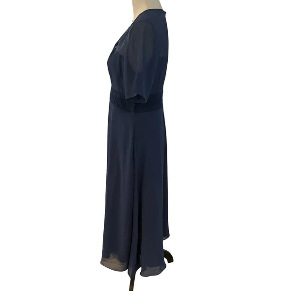 JJ's House Blue Gown Long Dress Medium - Image 4