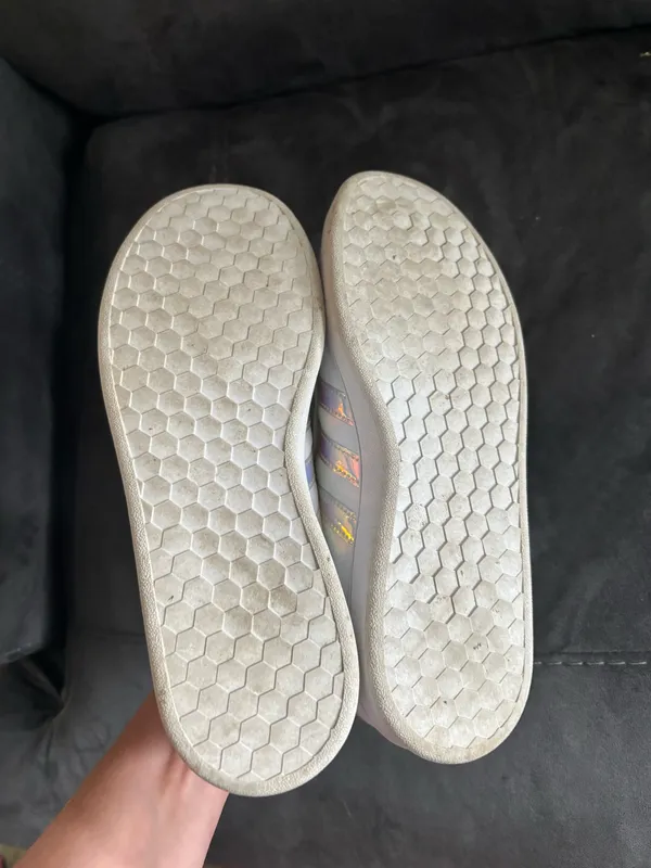 Adidas holographic sneakers woman’s 7 - Image 3