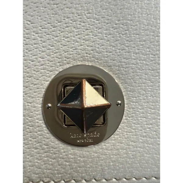 Kate Spade Rare Ivory‎ Small Leather Clutch/handbag With Dust bag Retail $318 - Image 8