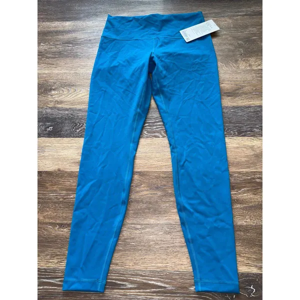 Lululemon Wunder Train High Rise 28” Hawaiian Blue Size 12 NWT - Image 2