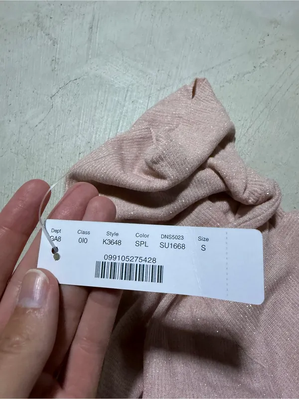 J. Crew NWT Women's Lightweight Turtleneck Long Sleeve Top pink small - Image 6