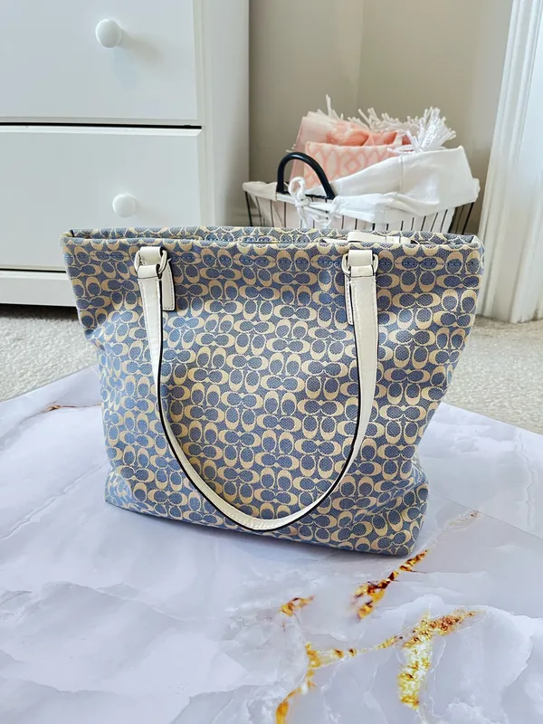Coach Bag Shoulder Signature Tote - Image 6