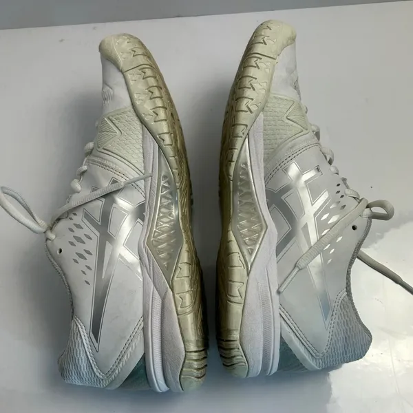 ASICS Gel-Challenger 12 White Silver Tennis Shoes 1042A041 Womens‎ 8.5 - Image 4