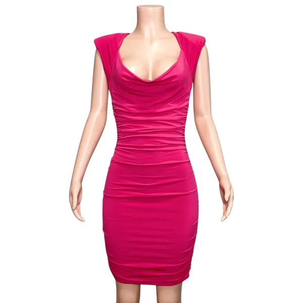 MICHAEL COSTELLO x REVOLVE Madelyn Mini Dress, Fuchsia, XS - Image 7