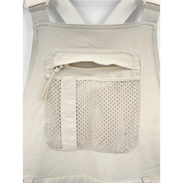 Outdoor Voices Cream RecTrek Hiking Overalls Zip Off Gorpcore Jumpsuit Size S - Image 4