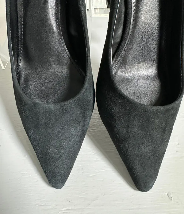 Womens Lend Suede Dressy Heels - Image 9