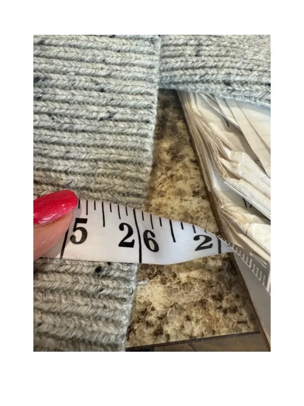 J. Crew Heather Gray Cable-Knit Crew Sweater - Image 6