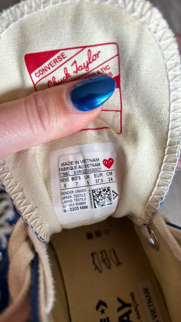 Comme De Garçons Converse - Image 6