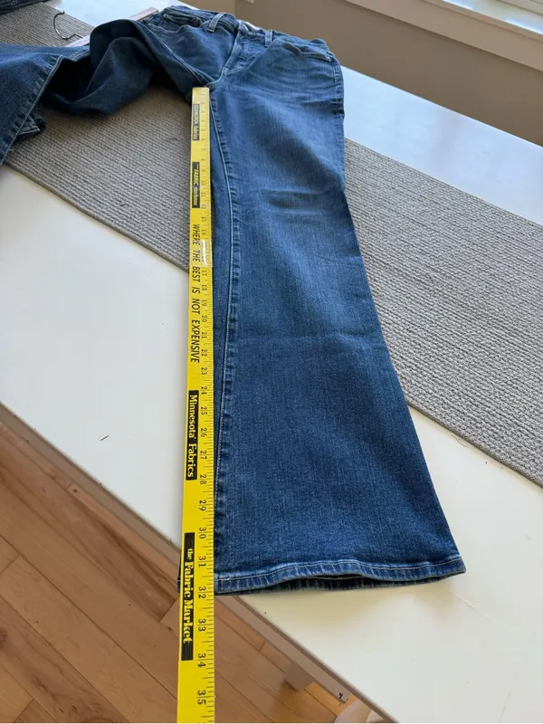 Madewell The Perfect Vintage Flare Jean in Dark Wash Denim Sz 27 - Image 11