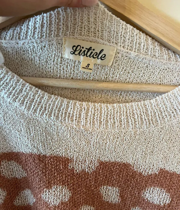 Listicle Pullover Sweater - Image 2
