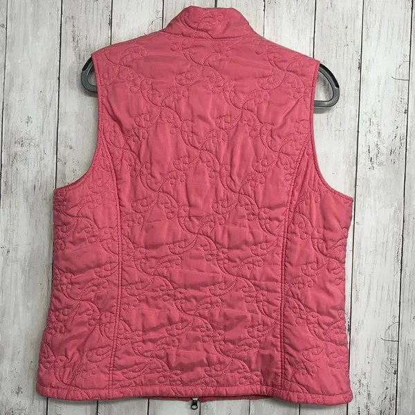 Ariat Women's XL Pink Softshell Vest Wind Water Resistant Equestrian Team Logo - Image 2