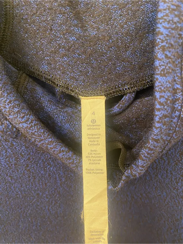 lululemon athletica Navy Blue Cowl Pullover Sweater - Image 7
