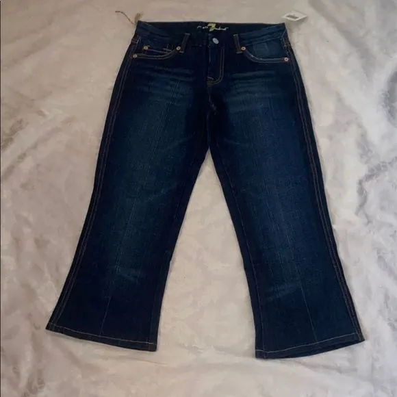 7 for‎ all mankind women’s a pocket jean capris size 26 waist - Image 3
